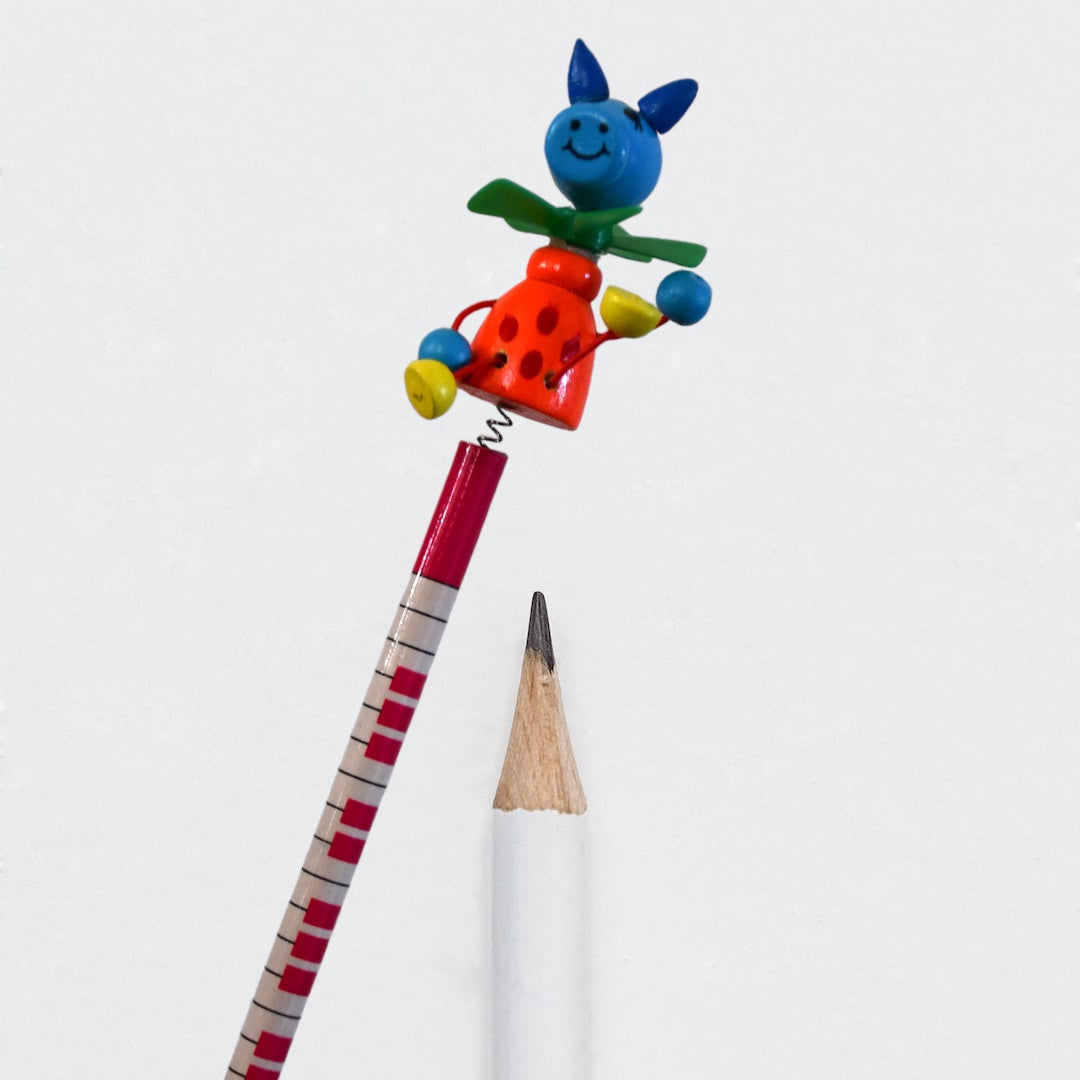 Piano pencil with a topper